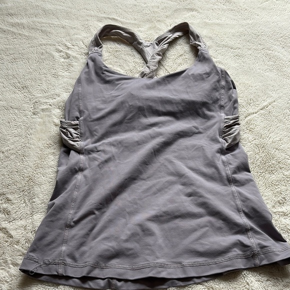 Lululemon Purple Racer Back Tank Top Size 6 No pads - Picture 1 of 6